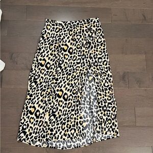 ASTR cheetah skirt